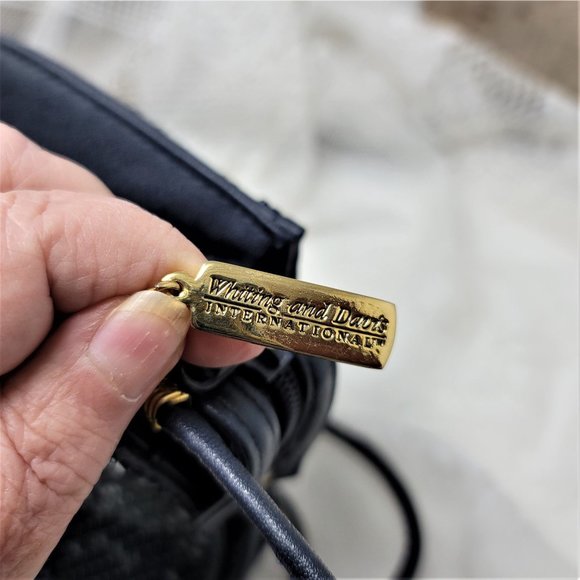 Whiting Davis Black Metal Mesh Evening Bag Vintage - Picture 7 of 10